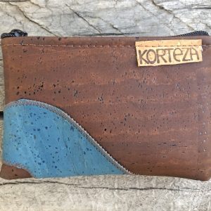Monedero Citrus Marrón/Azul