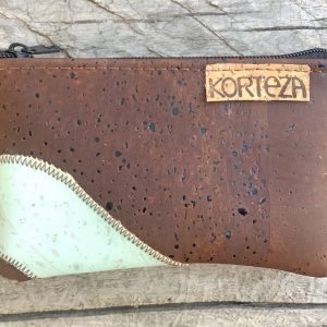 Monedero Citrus Marrón/Celeste