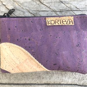 Monedero Citrus Violeta/Natural