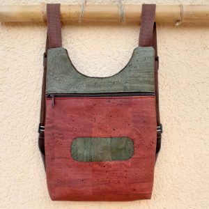 Mochila Olea Verde/Teja