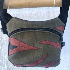 Riñonera Sabal Verde/Teja