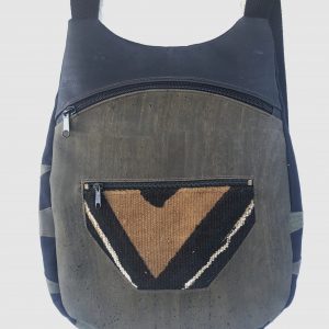 Mochila Quercus Bogolán negra/verde